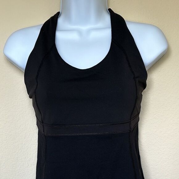 Lululemon‎ Run: Black Fast Track Tank Pizzaz size 4 - Picture 5 of 10